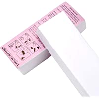 100 Piezas de Tiras Depilatorias-papel depilatorio-depilación Herramienta de Belleza Blanco-papel depilatorio-Pierna…